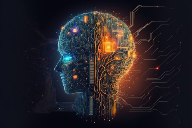 artificial intelligence, robot, circuit