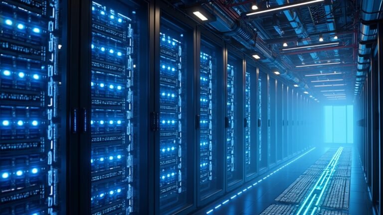 A futuristic hyperscale data center