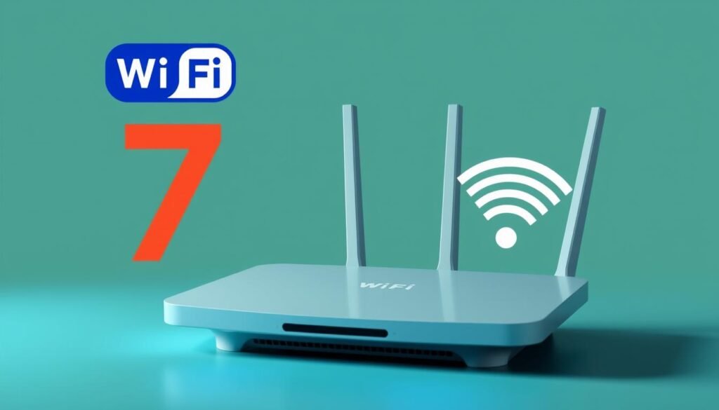 Image of a Wi-Fi 7 compatible router