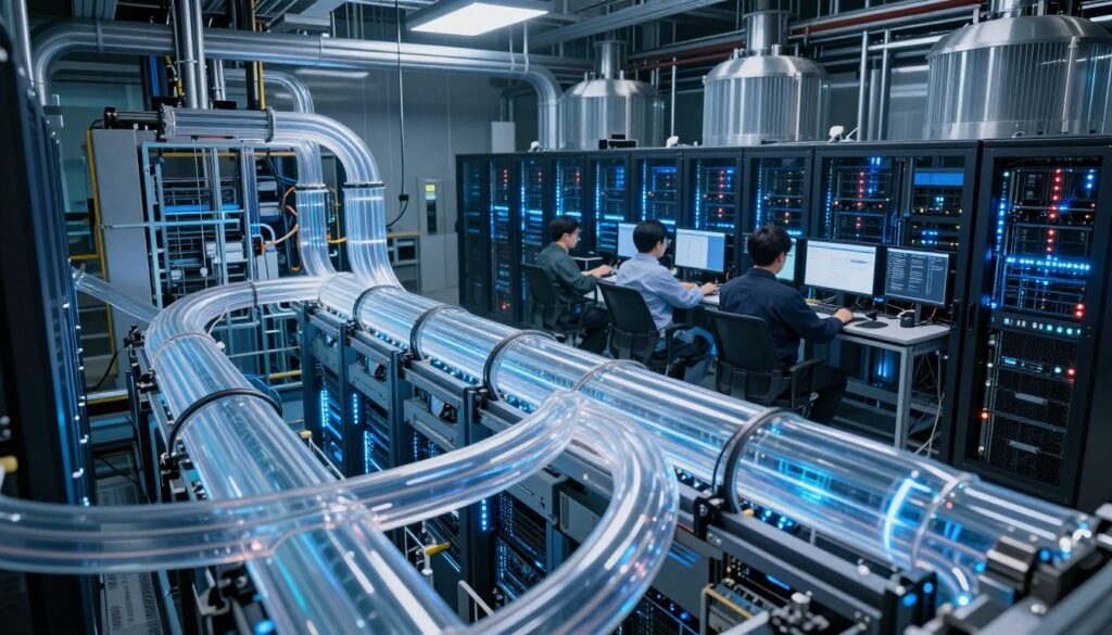 AI data centers liquid cooling direct-to-chip cooling immersion cooling data cen